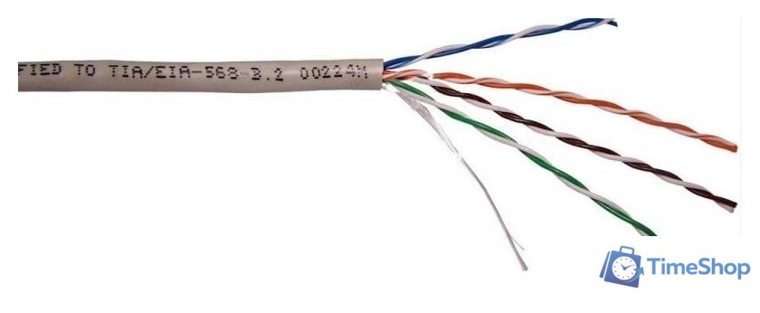 Кабель Lanmaster NM-UTP5E2PR-CU - Изображение №1 — Интернет-магазин Time-Shop