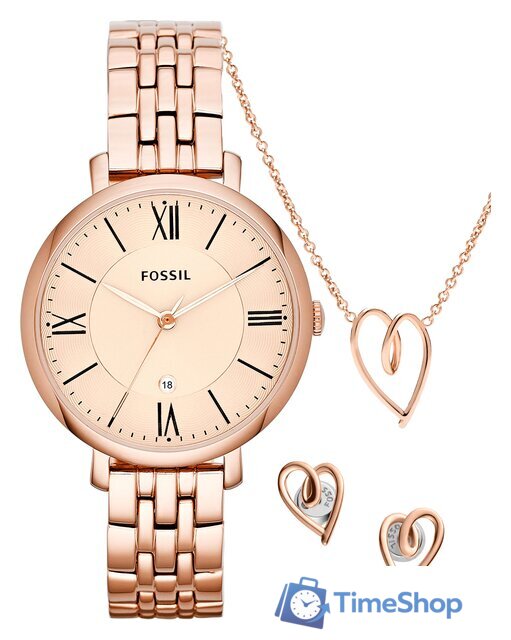 Наручные часы с украшением Fossil Jacqueline ES5252SET - Изображение №1 — Интернет-магазин Time-Shop