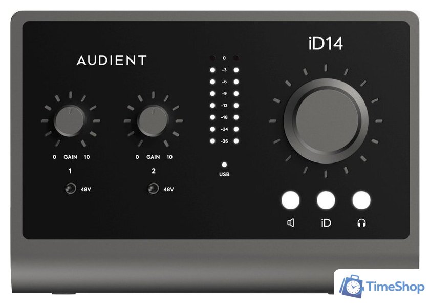 Аудиоинтерфейс Audient iD14 MKII - Изображение №1 — Интернет-магазин Time-Shop