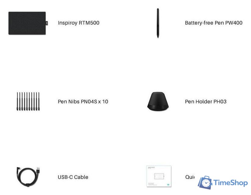 Графический планшет Huion Inspiroy RTM-500 (черный) - Изображение №11 — Интернет-магазин Time-Shop