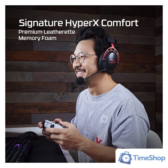 Наушники HyperX Cloud Alpha Wireless - Изображение №5 — Интернет-магазин Time-Shop