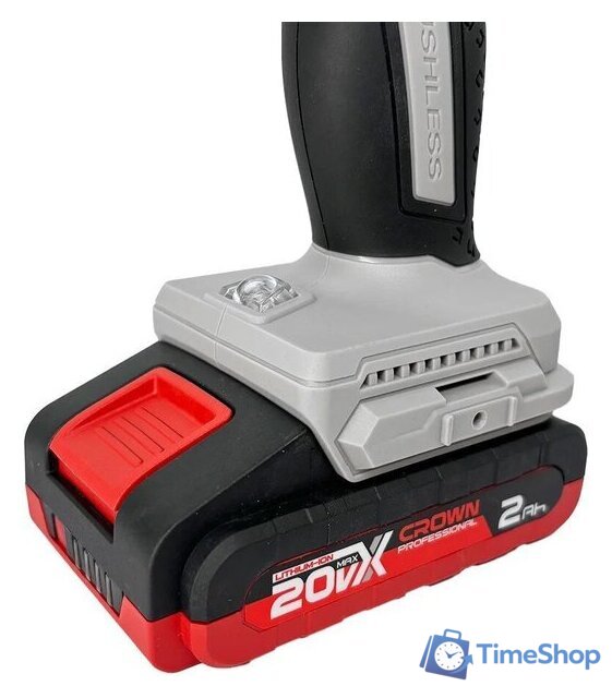 Дрель-шуруповерт Crown CT21131HMX-2 BMC (с 2-мя АКБ, кейс) - Изображение №7 — Интернет-магазин Time-Shop