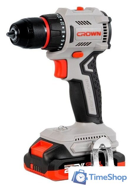 Дрель-шуруповерт Crown CT21131HMX-2 BMC (с 2-мя АКБ, кейс) - Изображение №3 — Интернет-магазин Time-Shop