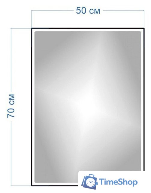  Teymi Зеркало Helmi 50x70 Black Edition T20302 - Изображение №10 — Интернет-магазин Time-Shop