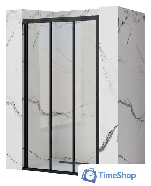 Душевая дверь Rea Alex 100 (черный/прозрачное стекло) - Изображение №1 — Интернет-магазин Time-Shop