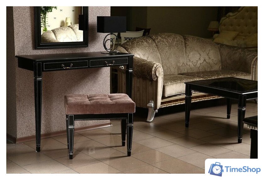 Консольный стол Мебелик Васко В 91Н (венге/серебристый) - Изображение №2 — Интернет-магазин Time-Shop