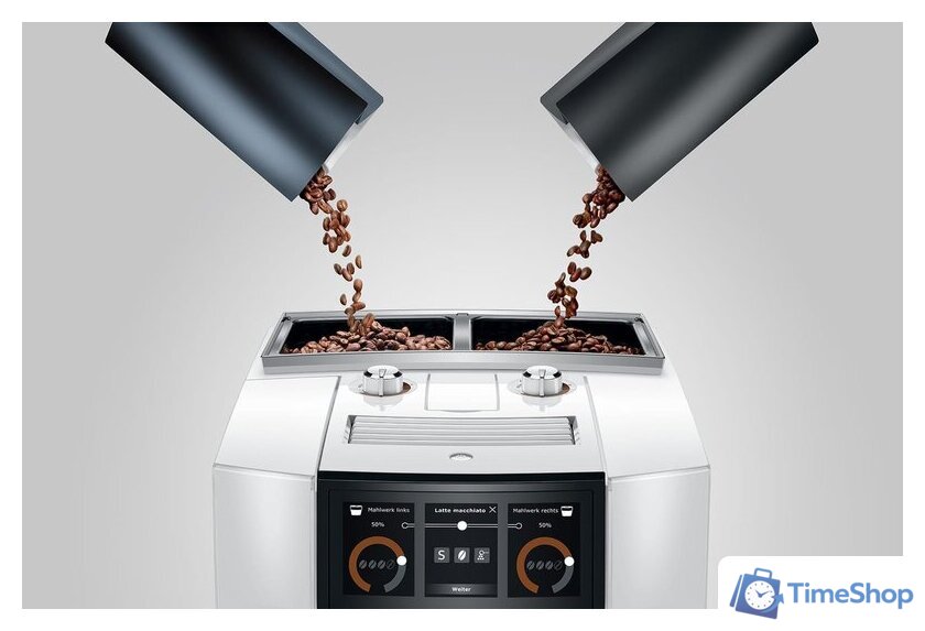 Кофемашина JURA J8 Twin Diamond White EA 15594 - Изображение №8 — Интернет-магазин Time-Shop