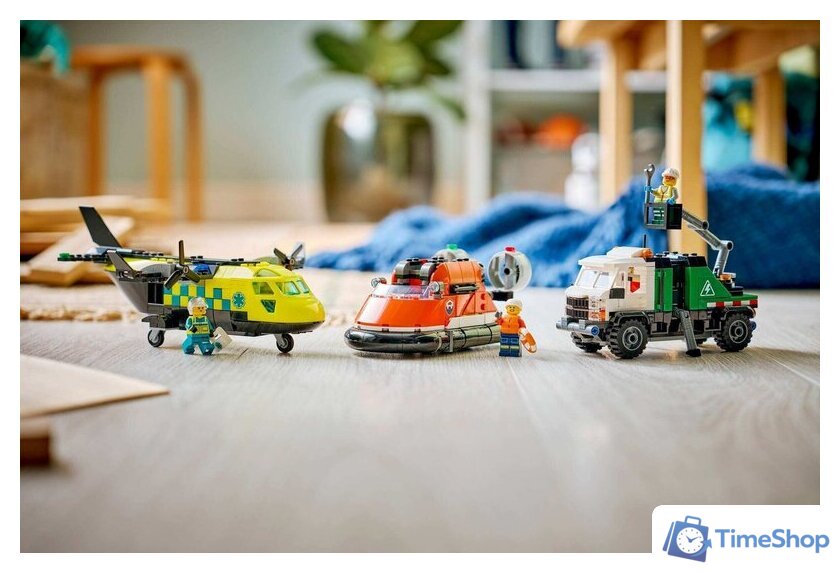 Конструктор LEGO City 60505 Ремикс самолёта, грузовика и судна на воздушной подушке - Изображение №8 — Интернет-магазин Time-Shop