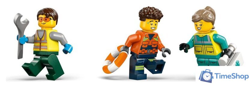 Конструктор LEGO City 60505 Ремикс самолёта, грузовика и судна на воздушной подушке - Изображение №5 — Интернет-магазин Time-Shop