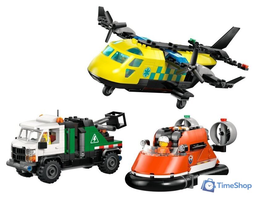 Конструктор LEGO City 60505 Ремикс самолёта, грузовика и судна на воздушной подушке - Изображение №2 — Интернет-магазин Time-Shop