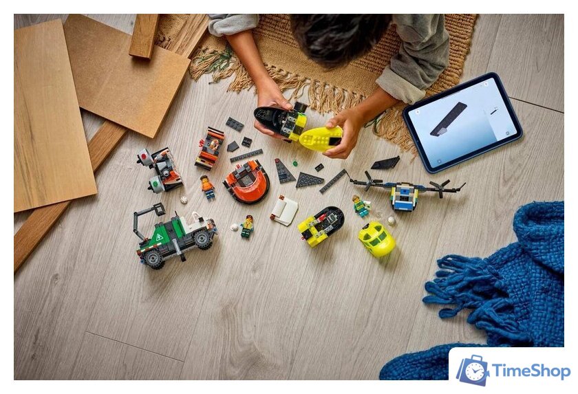 Конструктор LEGO City 60505 Ремикс самолёта, грузовика и судна на воздушной подушке - Изображение №9 — Интернет-магазин Time-Shop
