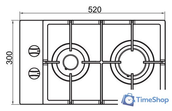 Варочная панель Leran GH 32421 BG - Изображение №4 — Интернет-магазин Time-Shop