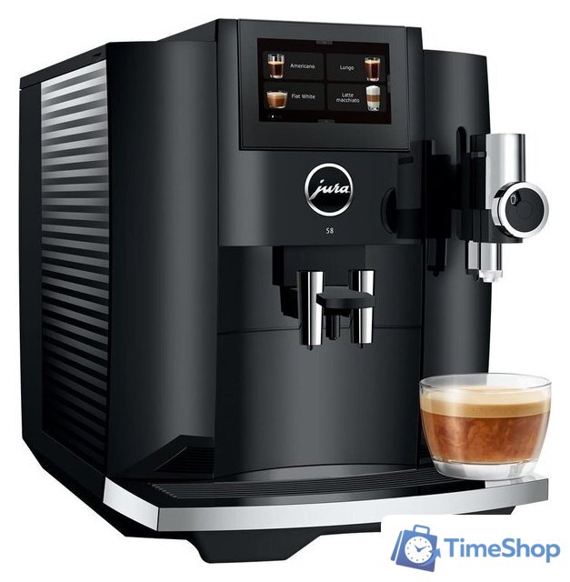 Кофемашина JURA S8 Piano Black EB 15482 - Изображение №3 — Интернет-магазин Time-Shop