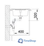 Кухонная мойка Blanco Metra XL 6 S 527123 (мягкий белый) - Изображение №6 — Интернет-магазин Time-Shop