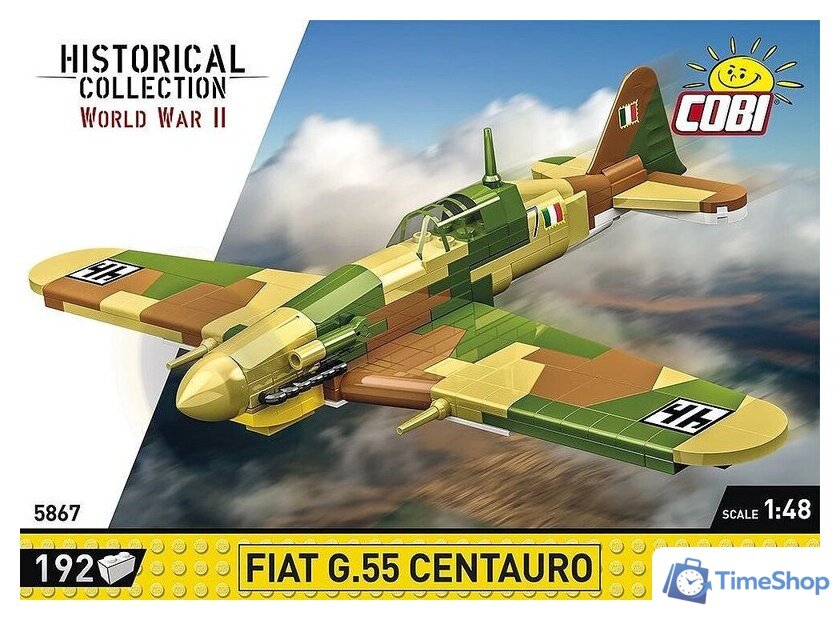 Конструктор Cobi Historical Collection WWII Fiat G.55 Centauro - Изображение №3 — Интернет-магазин Time-Shop