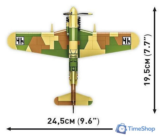 Конструктор Cobi Historical Collection WWII Fiat G.55 Centauro - Изображение №7 — Интернет-магазин Time-Shop