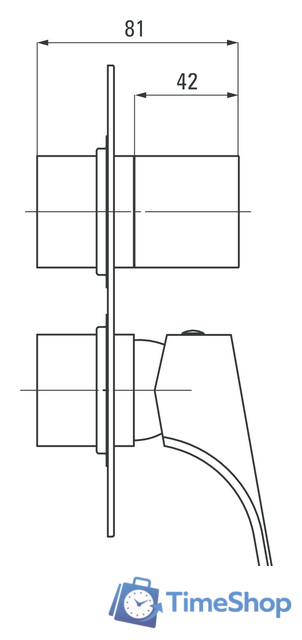 Смеситель без скрытого механизма Deante Hiacynt BXY 0QHM - Изображение №3 — Интернет-магазин Time-Shop