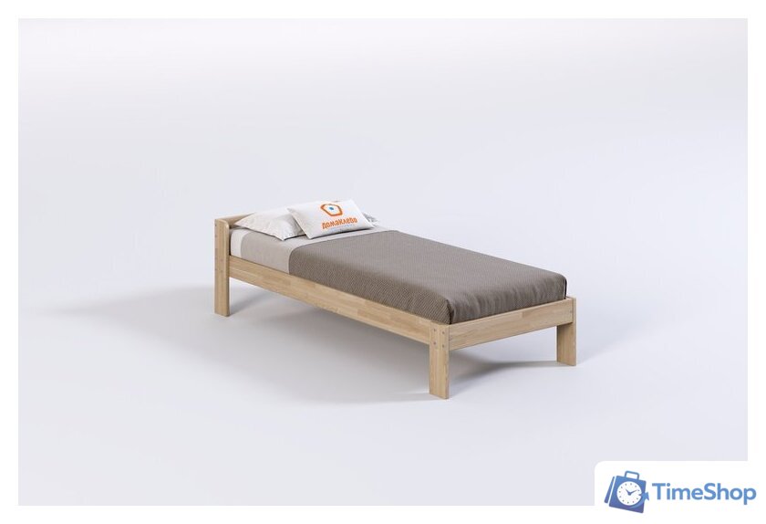 Кровать Домаклево Маруся Сосна 90x200 (натуральный) - Изображение №2 — Интернет-магазин Time-Shop