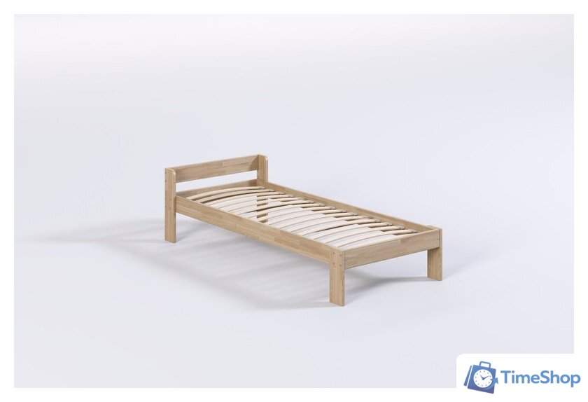 Кровать Домаклево Маруся Сосна 90x200 (натуральный) - Изображение №3 — Интернет-магазин Time-Shop