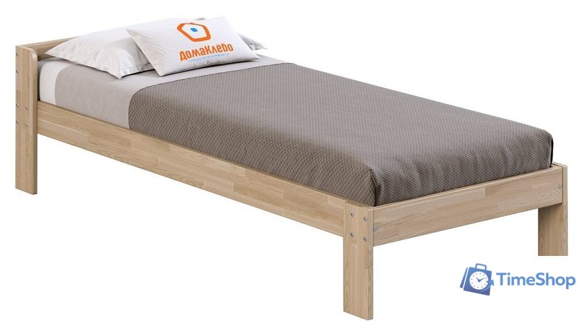 Кровать Домаклево Маруся Сосна 90x200 (натуральный) - Изображение №1 — Интернет-магазин Time-Shop