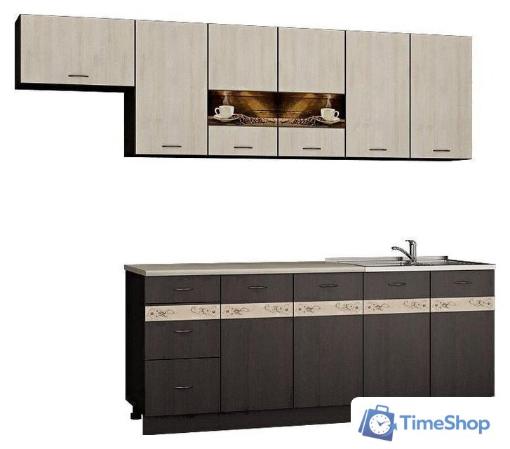 Готовая кухня Senira Вяселка 2/1 2.0м + шкаф настенный В-083 - Изображение №1 — Интернет-магазин Time-Shop