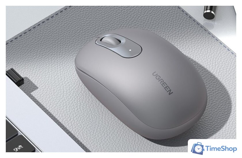 Мышь Ugreen MU105 90669 (серый) - Изображение №1 — Интернет-магазин Time-Shop