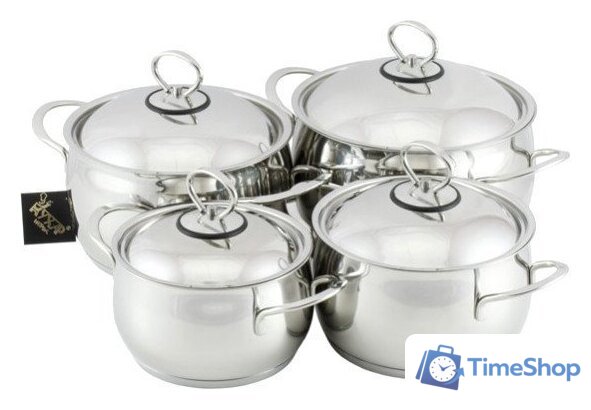 Набор кастрюль Кухар Магнолия Классика КМ1-024М - Изображение №1 — Интернет-магазин Time-Shop