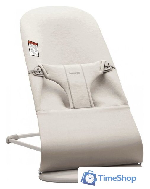 Шезлонг BabyBjorn Bliss 3D Jersey 0061.87 (light beige) - Изображение №1 — Интернет-магазин Time-Shop