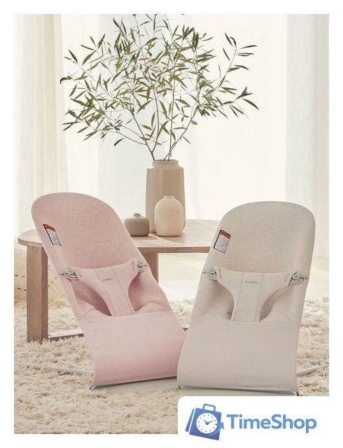 Шезлонг BabyBjorn Bliss 3D Jersey 0061.87 (light beige) - Изображение №12 — Интернет-магазин Time-Shop