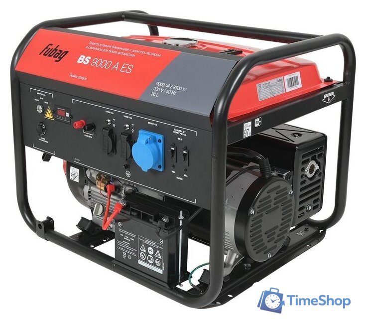 Бензиновый генератор Fubag BS 9000 A ES 641092 - Изображение №2 — Интернет-магазин Time-Shop