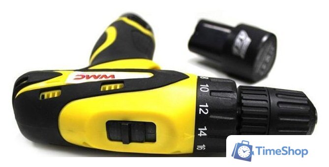 Дрель-шуруповерт WMC Tools 2068 (с 2-мя АКБ, кейс, набор оснастки) - Изображение №5 — Интернет-магазин Time-Shop