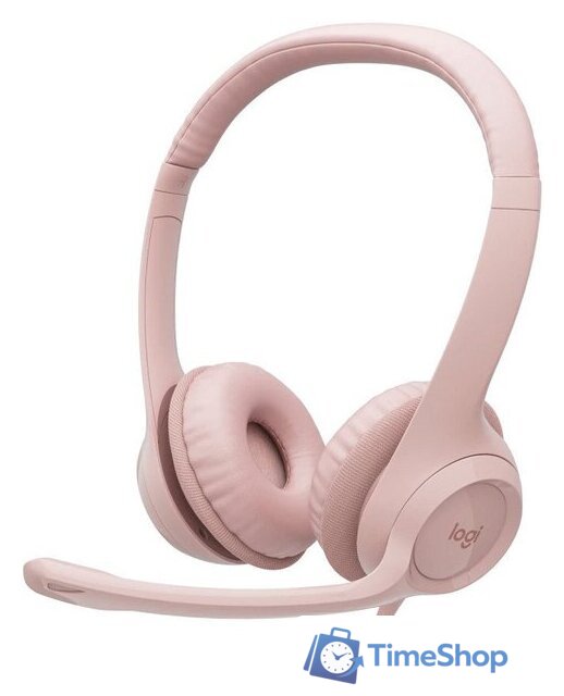 Офисная гарнитура Logitech H390 (розовый) - Изображение №1 — Интернет-магазин Time-Shop