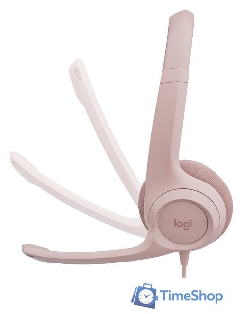 Офисная гарнитура Logitech H390 (розовый) - Изображение №3 — Интернет-магазин Time-Shop
