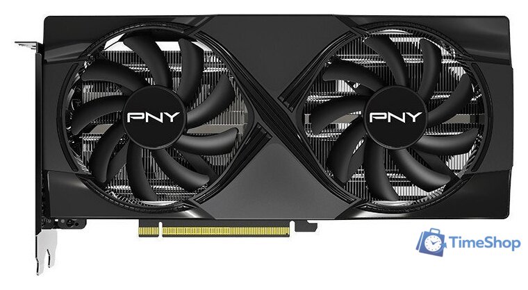Видеокарта PNY GeForce RTX 5060 Ti 16GB Overclocked Dual Fan VCG5060T16DFXPB1-O - Изображение №1 — Интернет-магазин Time-Shop