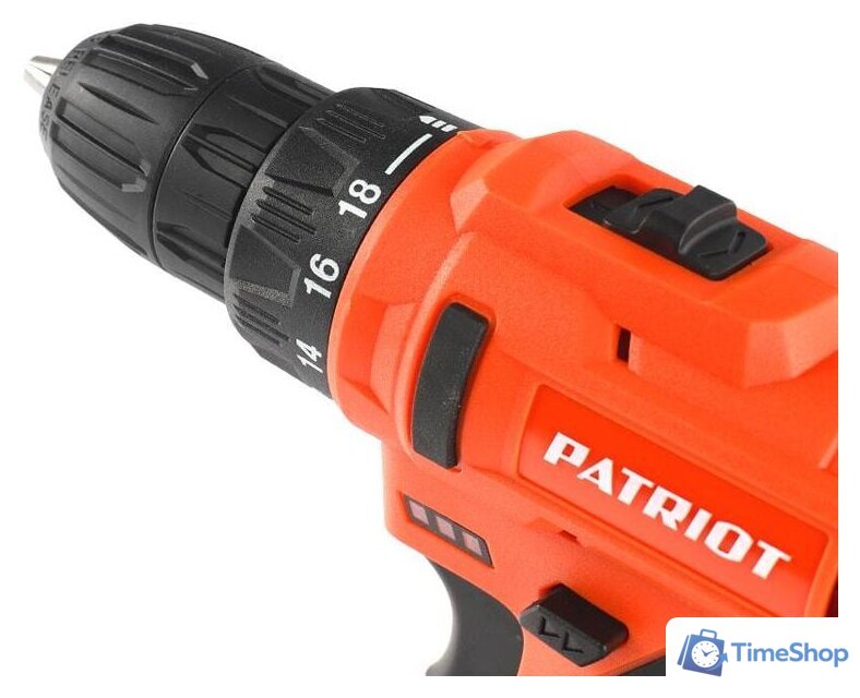 Дрель-шуруповерт Patriot BR 117Li 180301117 (с 2-мя АКБ, кейс) - Изображение №6 — Интернет-магазин Time-Shop