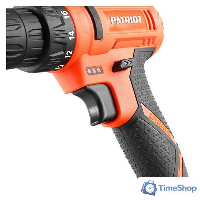 Дрель-шуруповерт Patriot BR 117Li 180301117 (с 2-мя АКБ, кейс) - Изображение №4 — Интернет-магазин Time-Shop