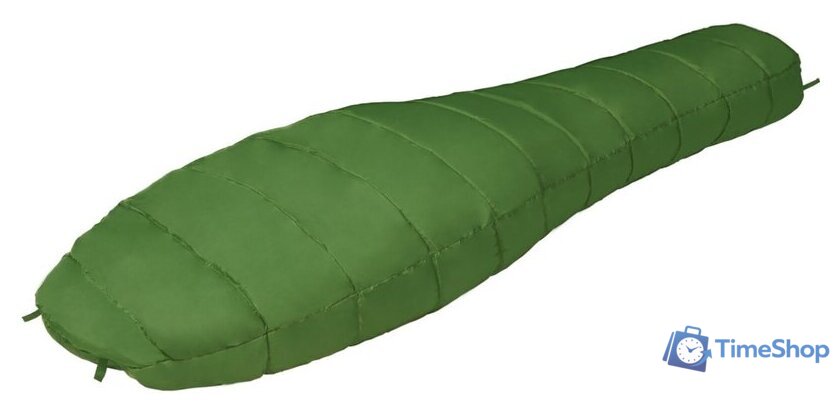 Спальный мешок AlexikA Mountain Wide (левая молния, зеленый) - Изображение №3 — Интернет-магазин Time-Shop