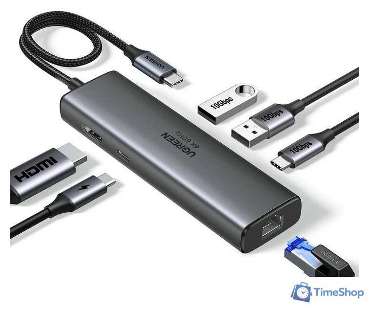 Док-станция Ugreen CM512 45000 - Изображение №1 — Интернет-магазин Time-Shop