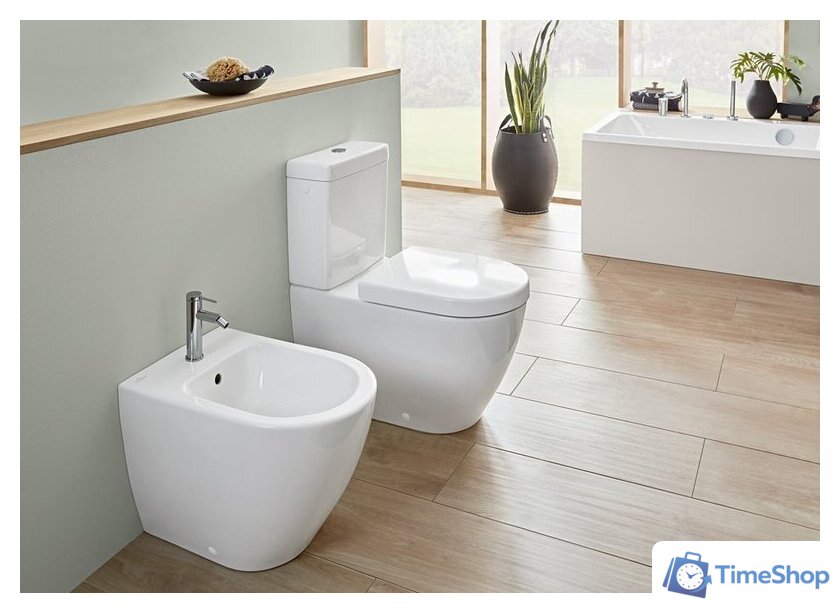 Биде Villeroy & Boch Subway 2.0 Weiss Alpin CeramicPlus 540100R1 - Изображение №8 — Интернет-магазин Time-Shop