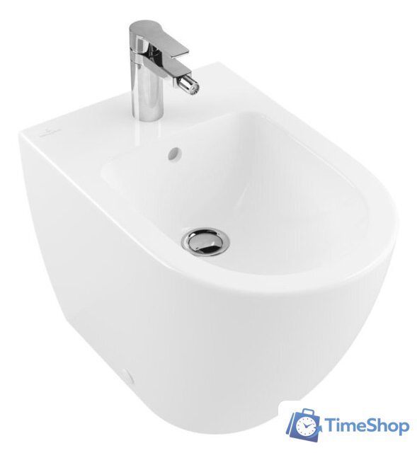 Биде Villeroy & Boch Subway 2.0 Weiss Alpin CeramicPlus 540100R1 - Изображение №1 — Интернет-магазин Time-Shop