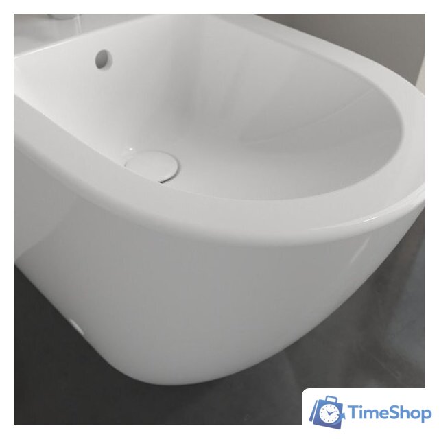 Биде Villeroy & Boch Subway 2.0 Weiss Alpin CeramicPlus 540100R1 - Изображение №5 — Интернет-магазин Time-Shop