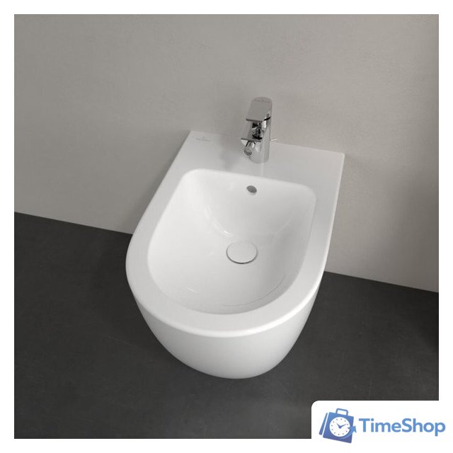 Биде Villeroy & Boch Subway 2.0 Weiss Alpin CeramicPlus 540100R1 - Изображение №4 — Интернет-магазин Time-Shop