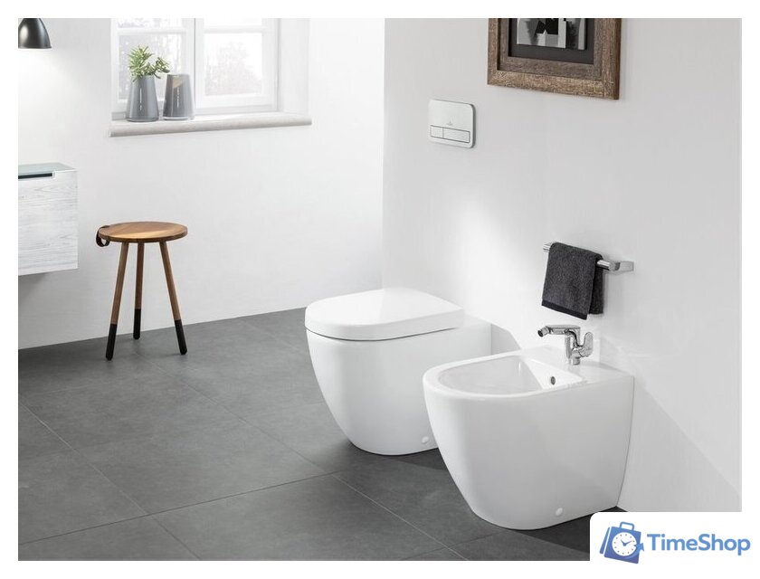 Биде Villeroy & Boch Subway 2.0 Weiss Alpin CeramicPlus 540100R1 - Изображение №10 — Интернет-магазин Time-Shop