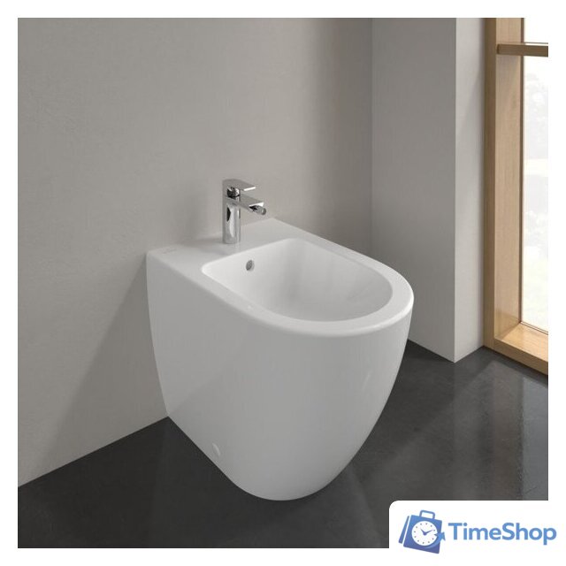 Биде Villeroy & Boch Subway 2.0 Weiss Alpin CeramicPlus 540100R1 - Изображение №2 — Интернет-магазин Time-Shop