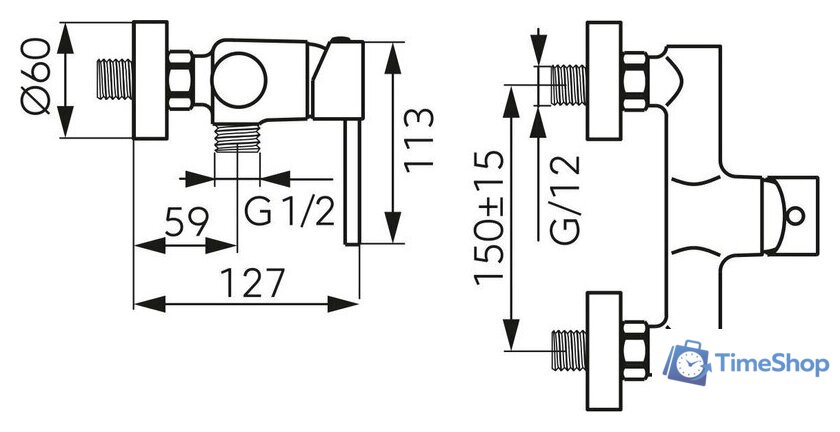 Смеситель Ferro Fiesta BFI7G - Изображение №2 — Интернет-магазин Time-Shop