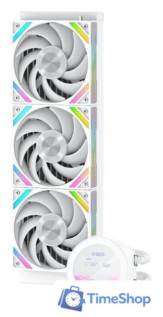 Система жидкостного охлаждения для процессора Sama Q70 360 (белый) - Изображение №2 — Интернет-магазин Time-Shop