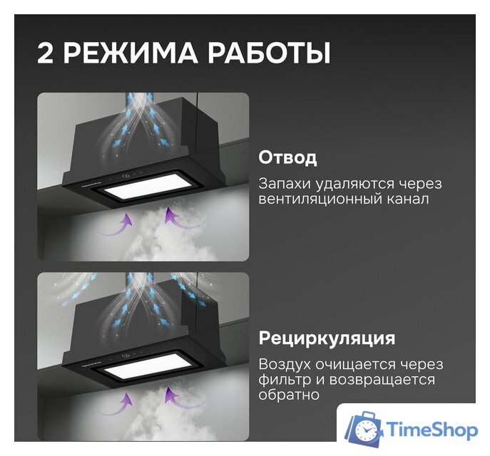 Кухонная вытяжка Zigmund & Shtain K 172.5 B - Изображение №9 — Интернет-магазин Time-Shop