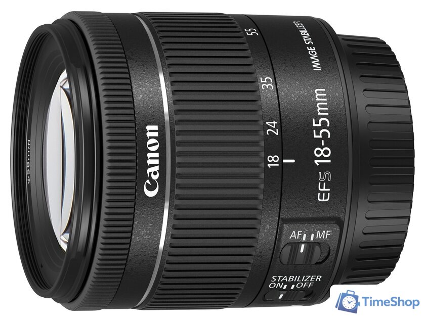 Объектив Canon EF-S 18-55mm f/4-5.6 IS STM - Изображение №1 — Интернет-магазин Time-Shop