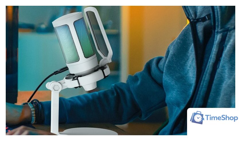 Проводной микрофон FIFINE A6 Neo (белый) - Изображение №7 — Интернет-магазин Time-Shop