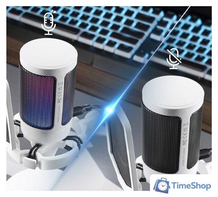 Проводной микрофон FIFINE A6 Neo (белый) - Изображение №3 — Интернет-магазин Time-Shop